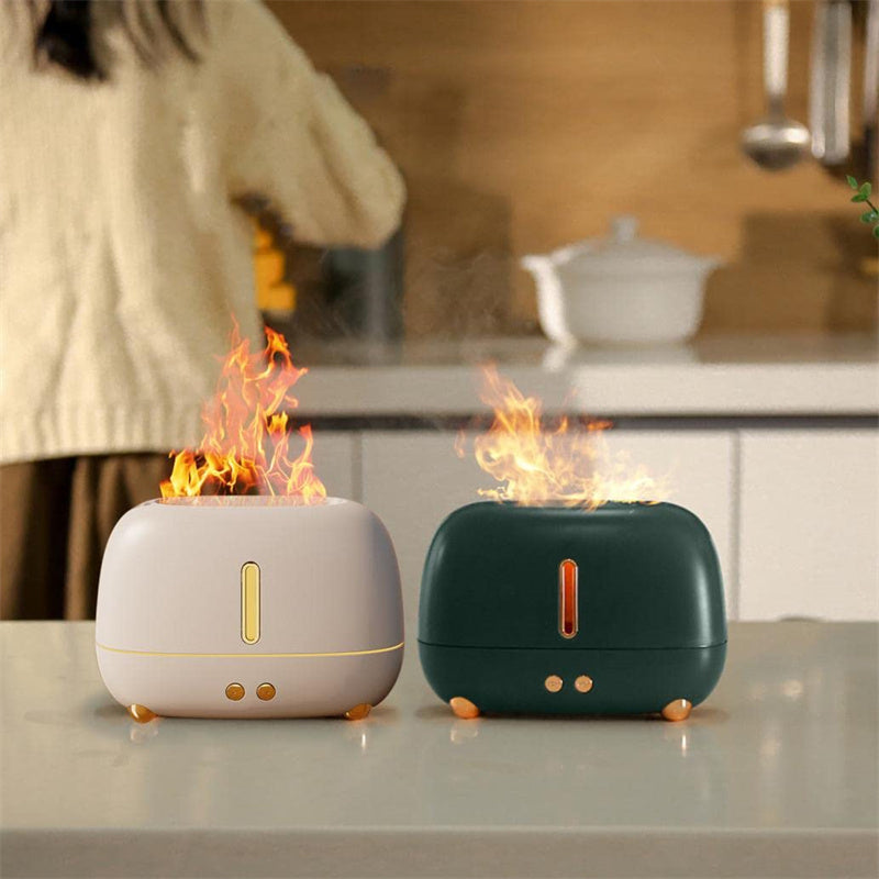 Flame mist effect