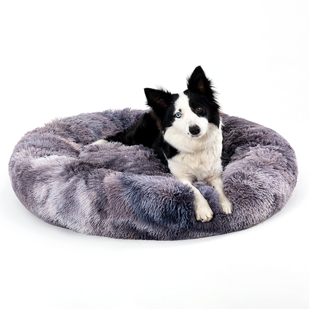 Calming donut pet bed